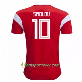 Koszulka Rosja Smolov 10 Domowe Koszulki Piłkarskie Mistrzostwa Świata 2018